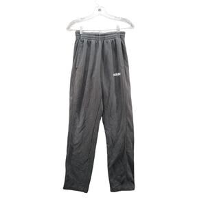 Adidas Sweatpants Size Small Gray Polycotton Blend Spell Out Logo
